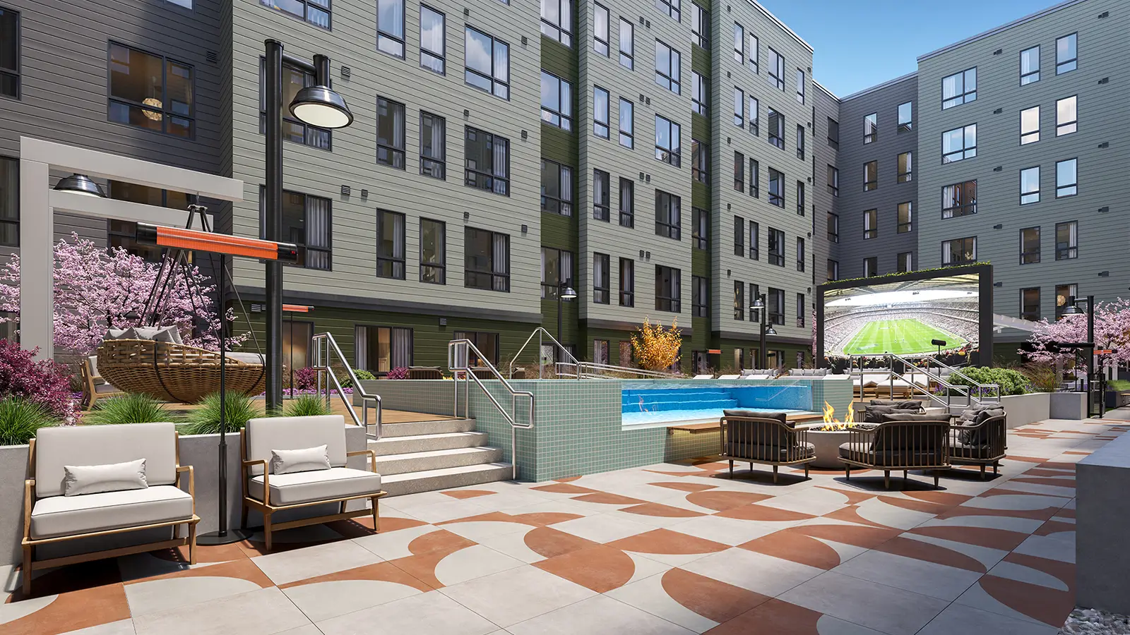 outdoor community area