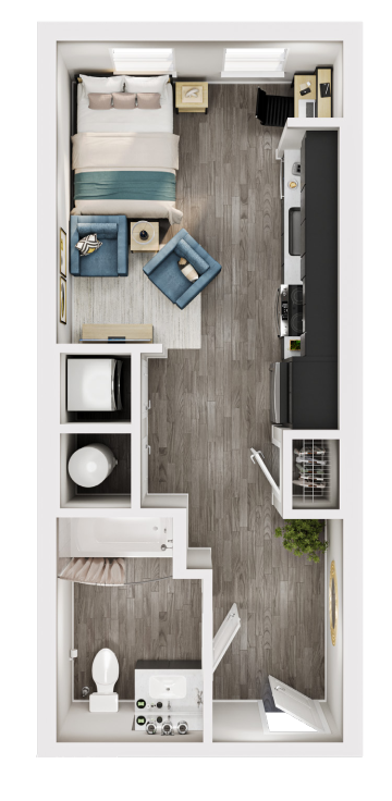 Soho 1 Floor plan