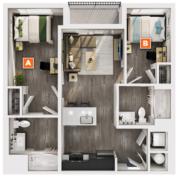 Bradford 1 Floor plan
