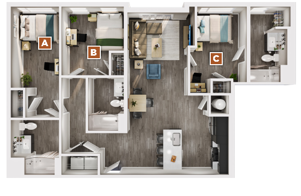 Camden 1 Floor plan