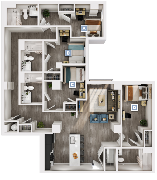 Deerwood Floor plan