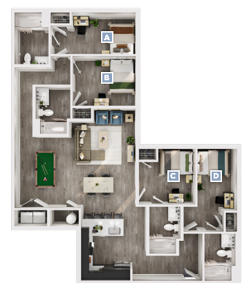 Dover 1 Floor plan