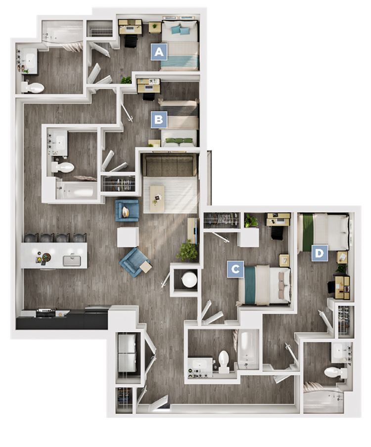 Dover 3 Floor plan