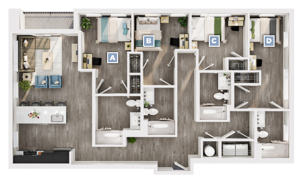 Downton Floor plan