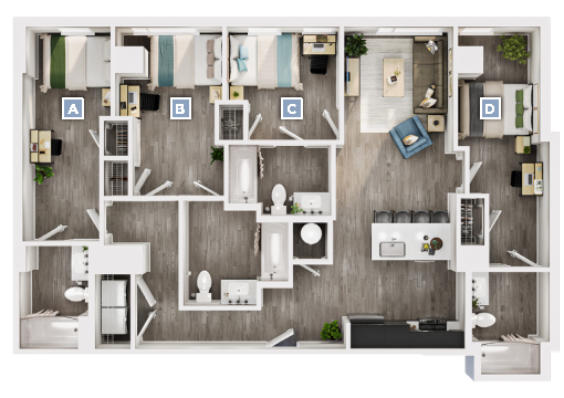 Downing 2 Floor plan