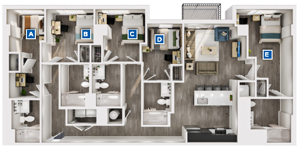 Enfield 3 Floor plan